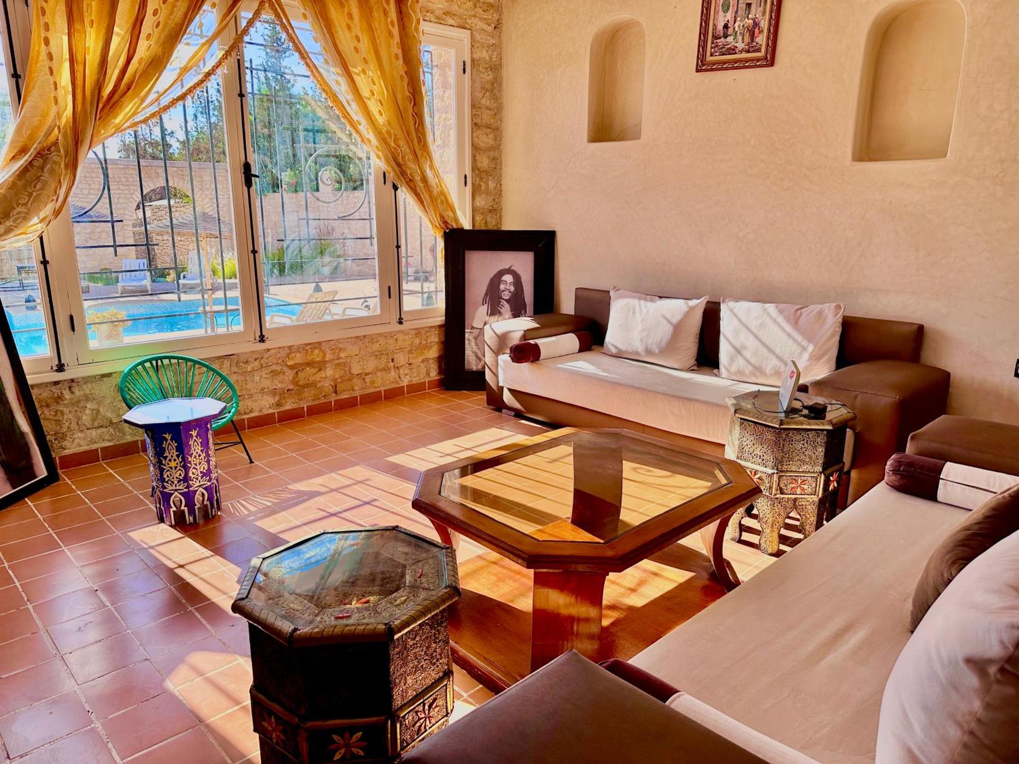 Quiet Oasis Luxury Stone Villa With Panoramic Views Near Essaouira Exteriör bild