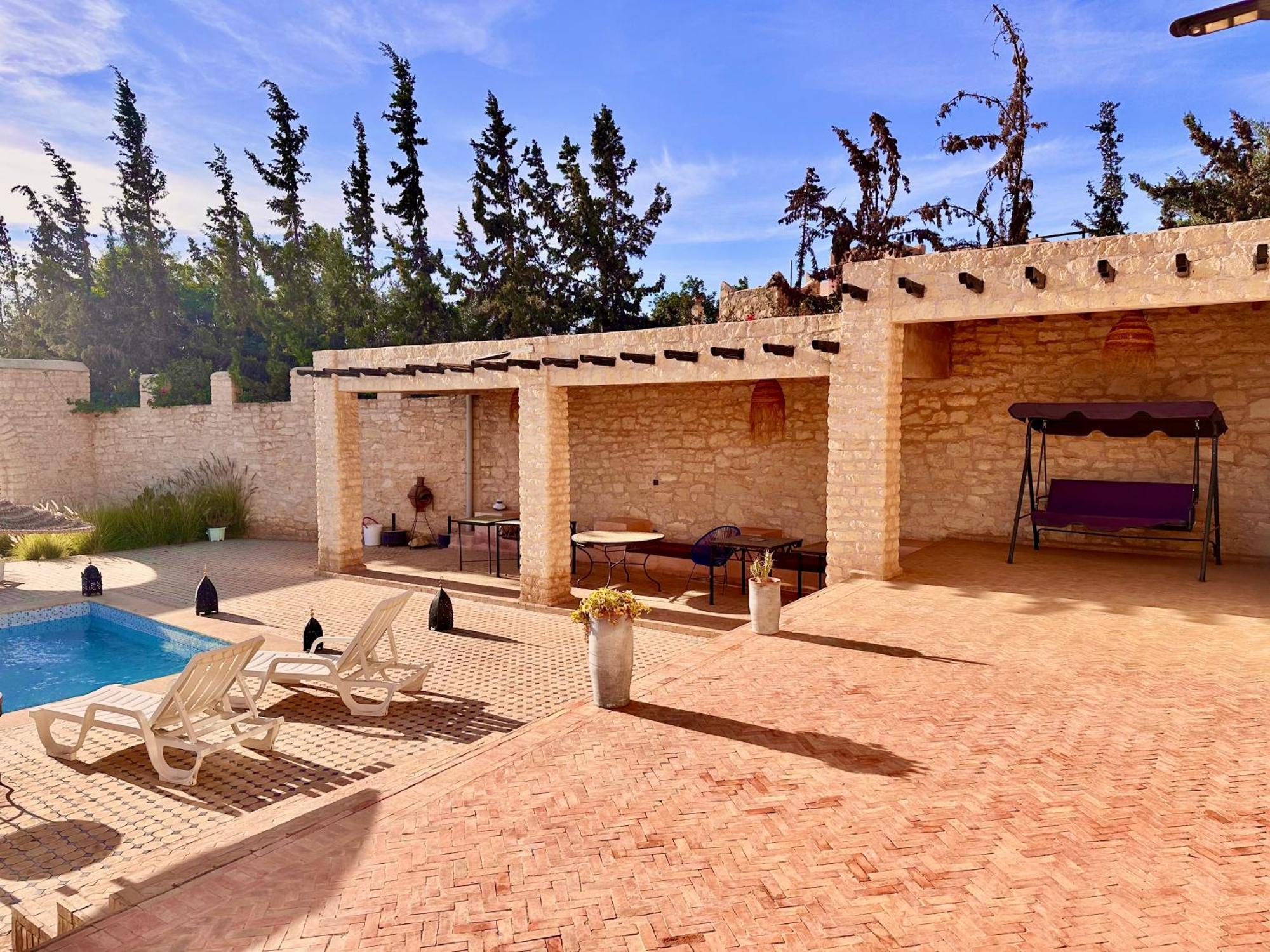Quiet Oasis Luxury Stone Villa With Panoramic Views Near Essaouira Exteriör bild