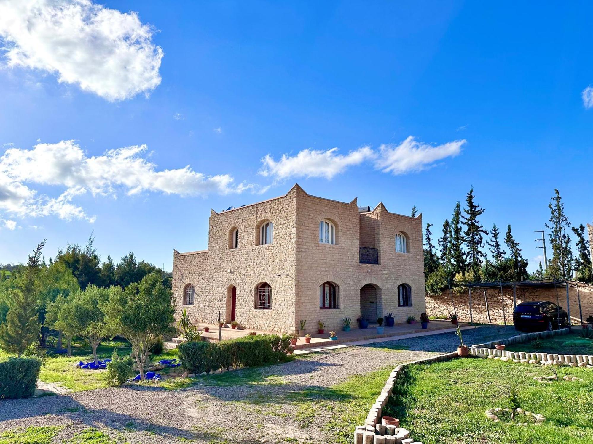Quiet Oasis Luxury Stone Villa With Panoramic Views Near Essaouira Exteriör bild